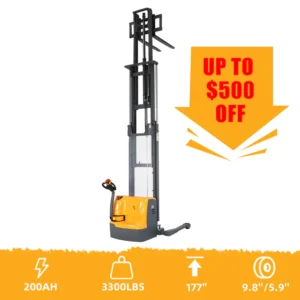 Powered Forklift Full Electric Walkie Stacker