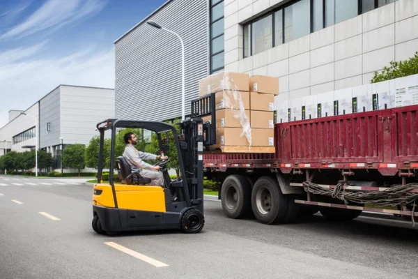 3 Wheels Lithium-ion Battery Forklift 4400lbs Cap. 220" Lifting A-4002